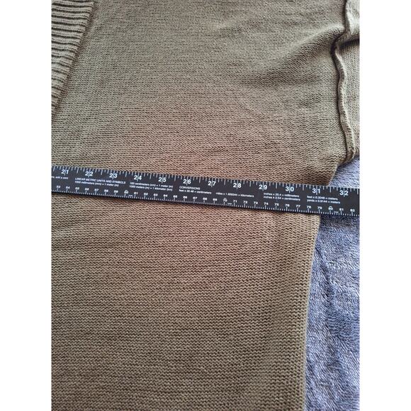 Sonoma Womans 4X Olive Green Open Front Cardigan Coastal Tunic Sweater - Picture 9 of 12